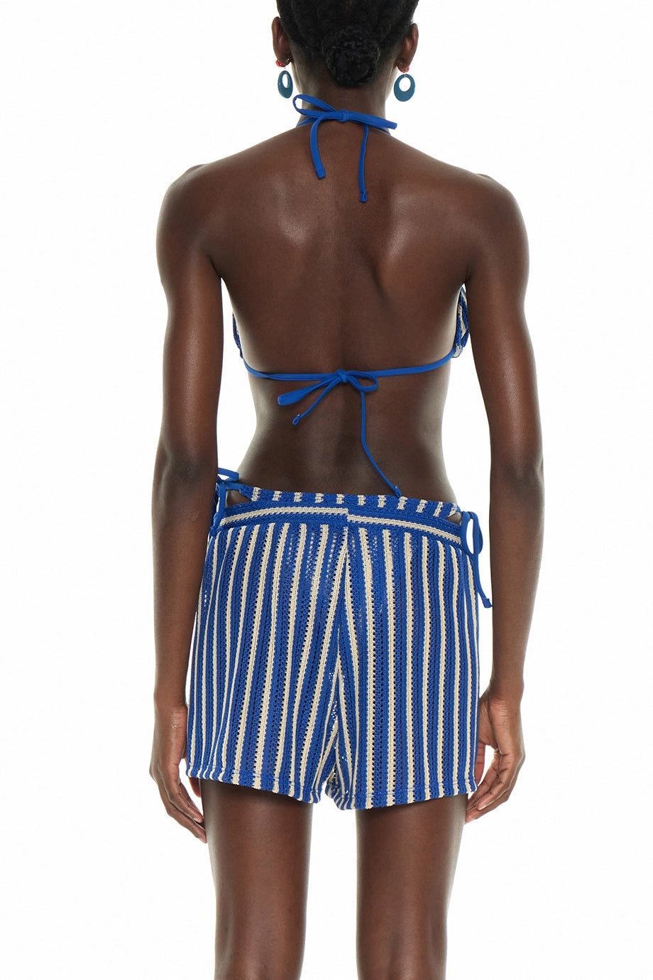 Bellacote One-Piece Swimsuit, Wide-Leg Trousers, and Pareo Skirt Set