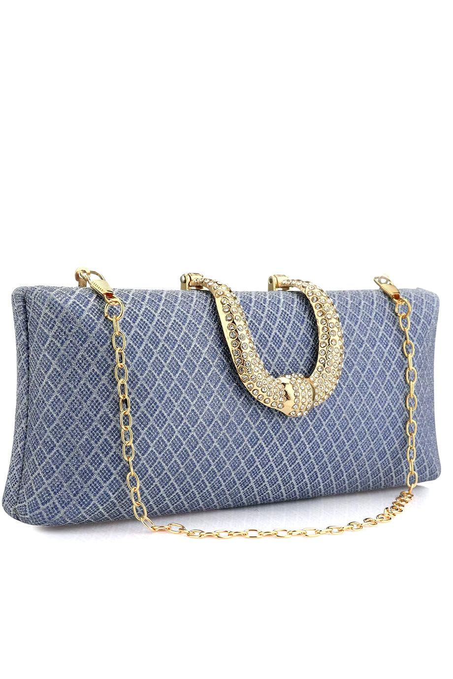 Electra Πλεκτή Μίνι Τσάντα Baquette Clutch | Γυναικείες Τσάντες - Βραδινά Τσαντάκια - Clutch | Electra Knitted Mini Baquette Clutch Bag