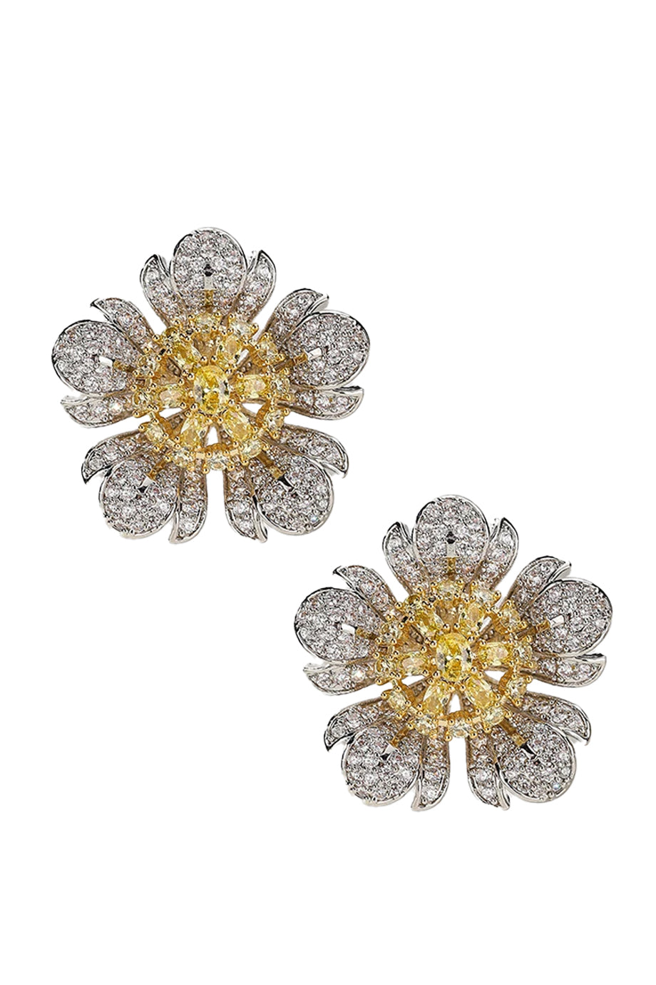 Lumiflora Σκουλαρίκια με Κρύσταλλα | Κοσμήματα - Σκουλαρίκια Jewelry Earrings | Lumiflora Crystal Flower Earrings