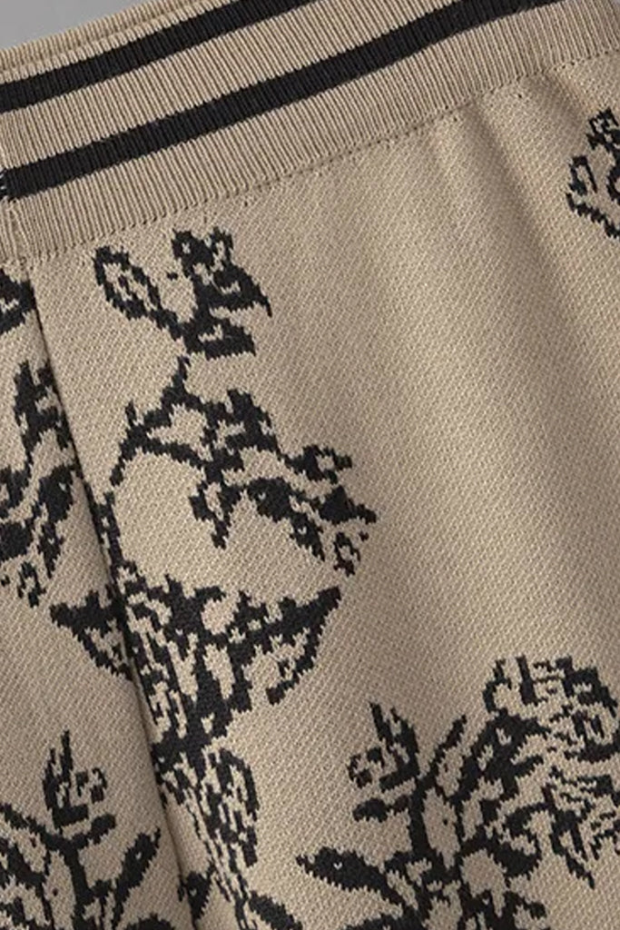 Conjunto chaqueta y pantalón punto Bertille