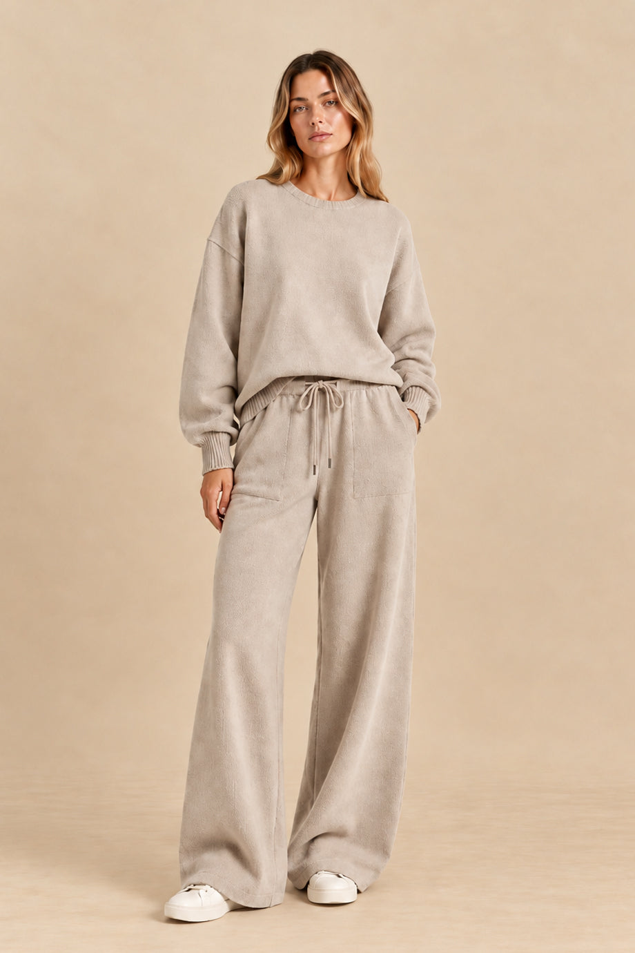 Alba Lounge Knit Sweater and Trousers Set