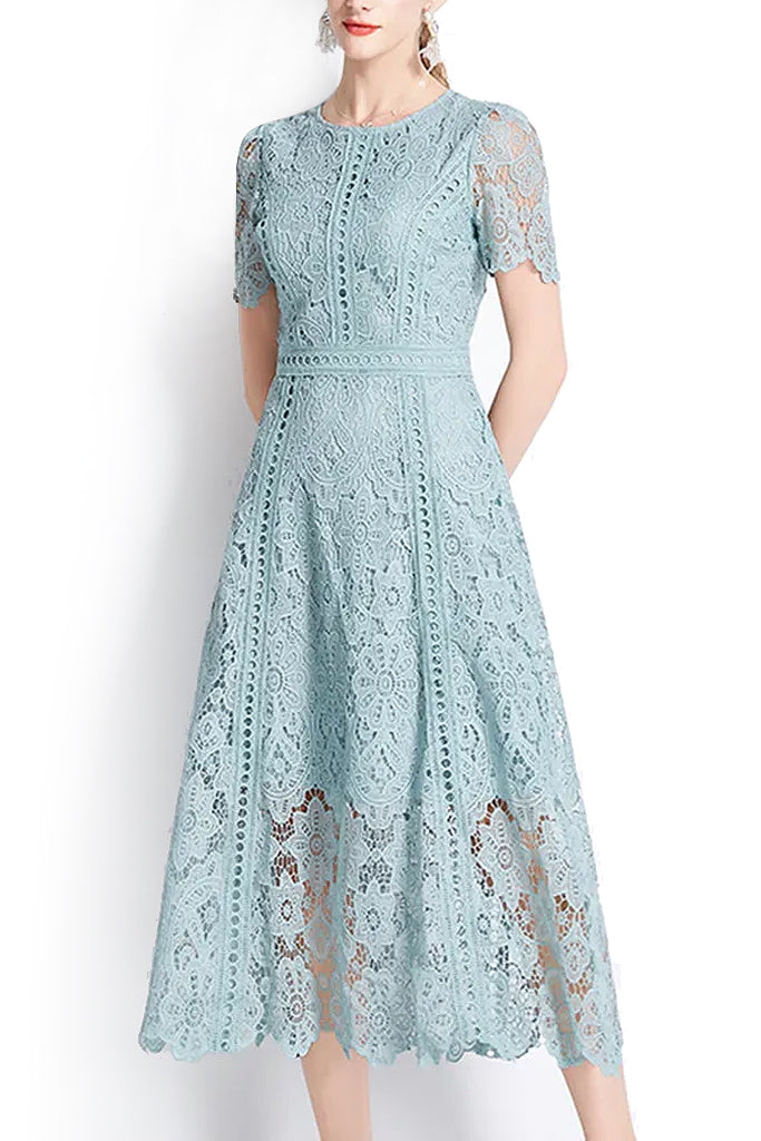 Vestido Zelvina Veraman con Encaje
