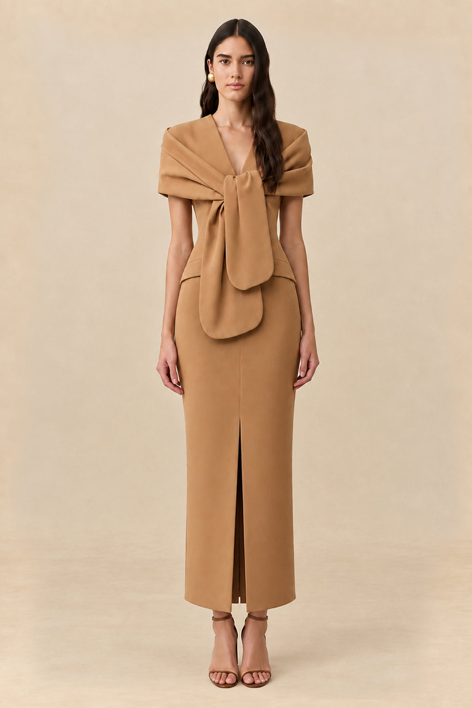 Camelia Dress with Draped Detail