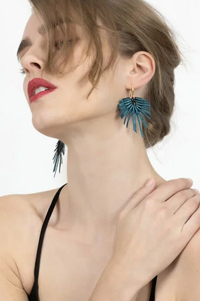 Kite Μπορντό Σκουλαρίκια - Alexandra Tsoukala | Σκουλαρίκια Earrings | Kite Bordeaux Earrings