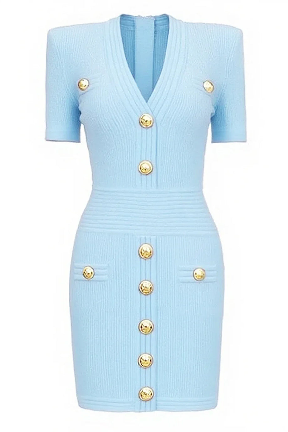 Minivestido ajustado de punto de Fable