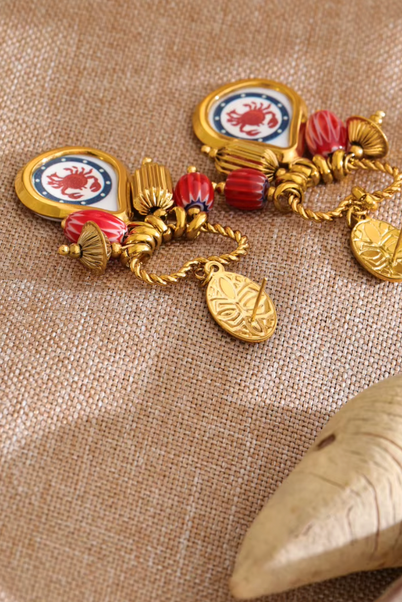 Oralia Χρυσά Σκουλαρίκια | Σκουλαρίκια - Earrings | Oralia Gold Earrings