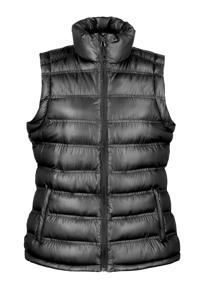 Galberta Μαύρο Θερμικό Αμάνικο Μπουφάν | Γυναικεία Ρούχα - Μπουφάν