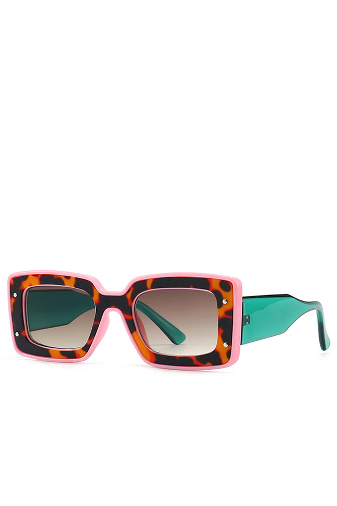Gafas de sol de moda extragrandes en color camel Devenir