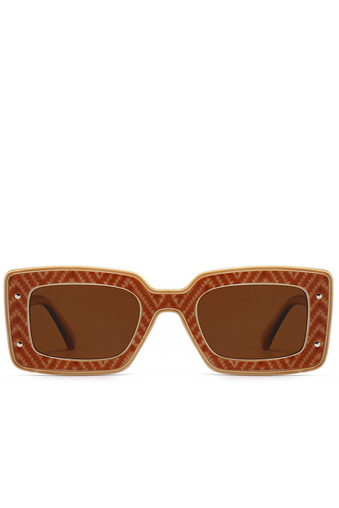 Devenir coloridas gafas de sol de moda de gran tamaño