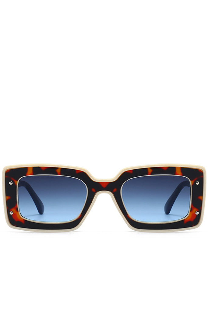 Gafas de sol de moda extragrandes en color camel Devenir