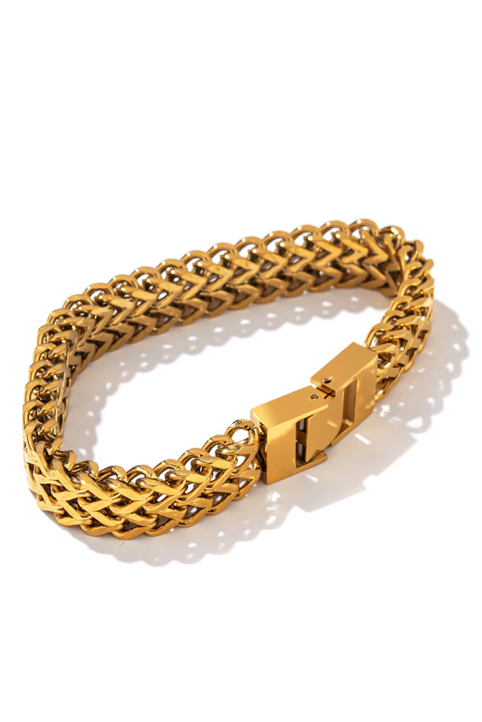 Pulsera de cadena adornada Badell