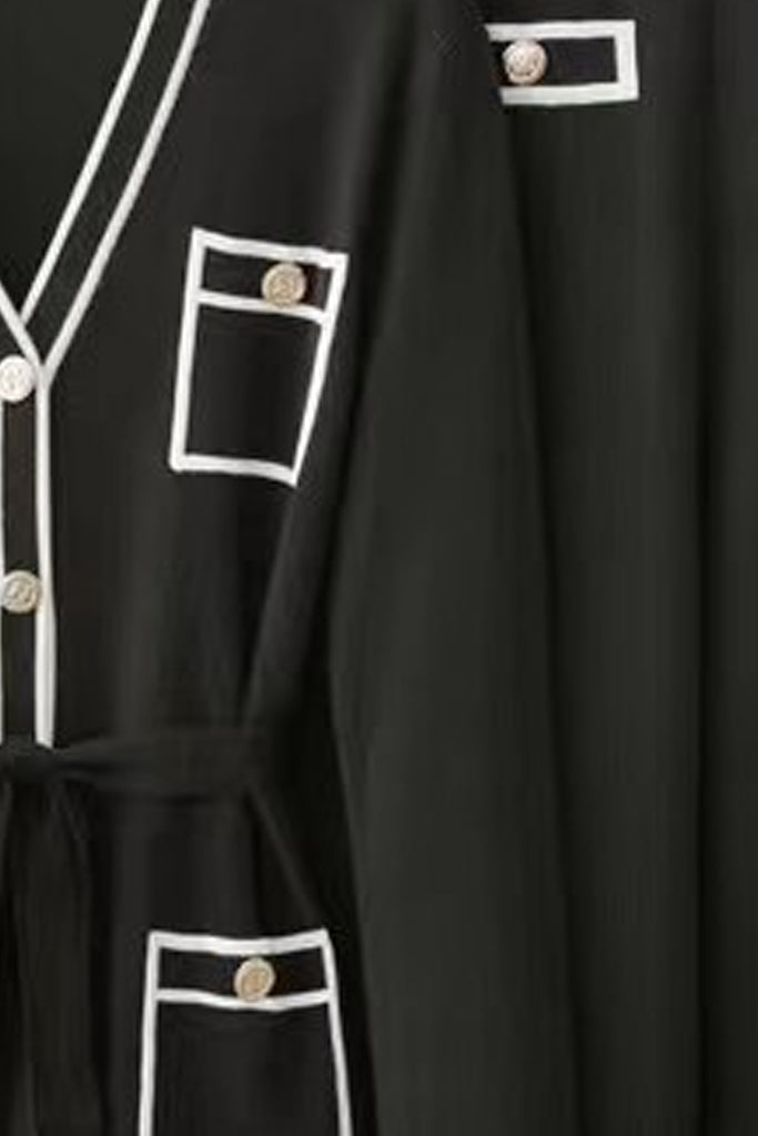 Conjunto Gusta Chaqueta Punto Blanco y Pantalón