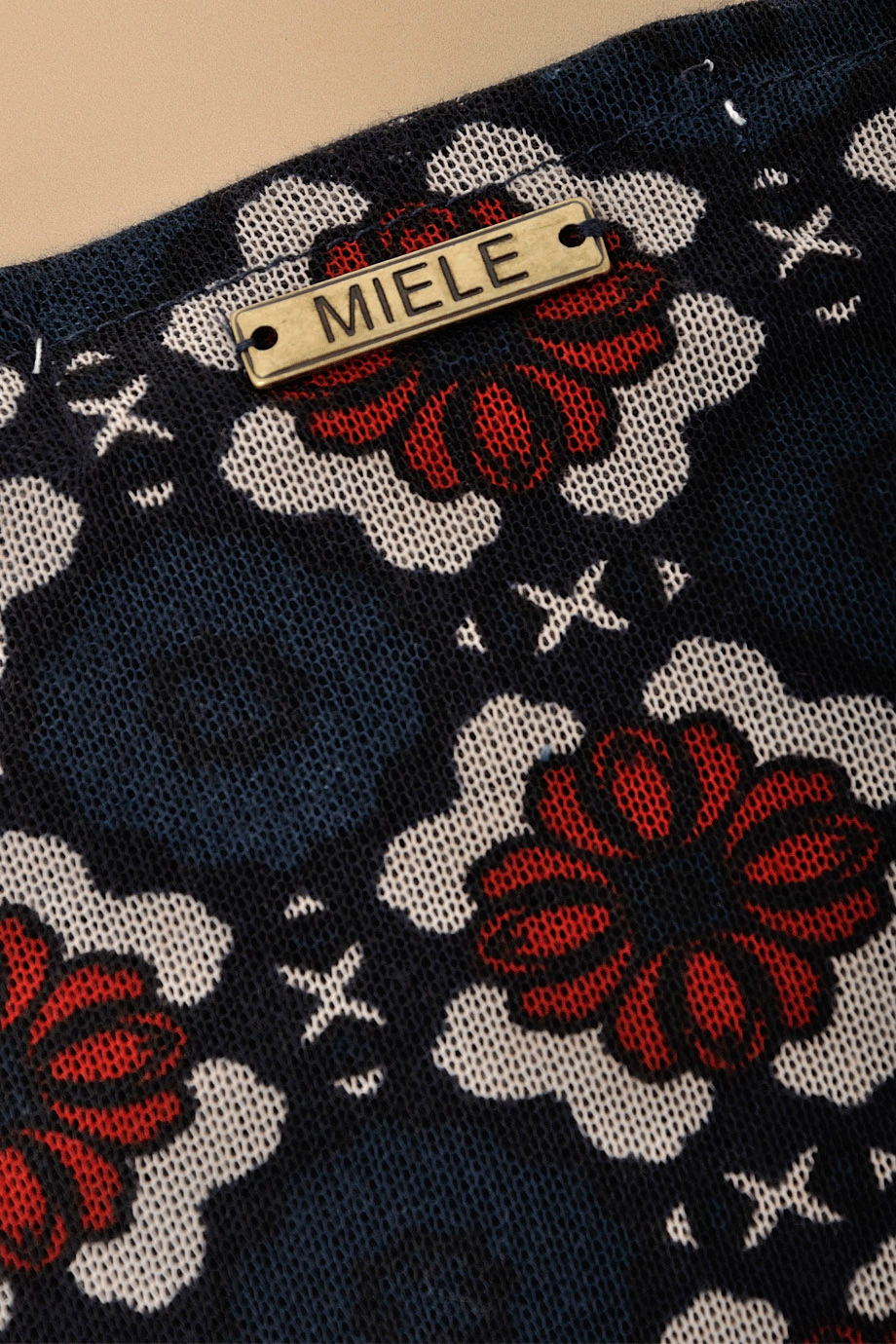 Σκούρο Μπλε Φόρεμα με Σχέδια | Φορέματα - Carlos Miele