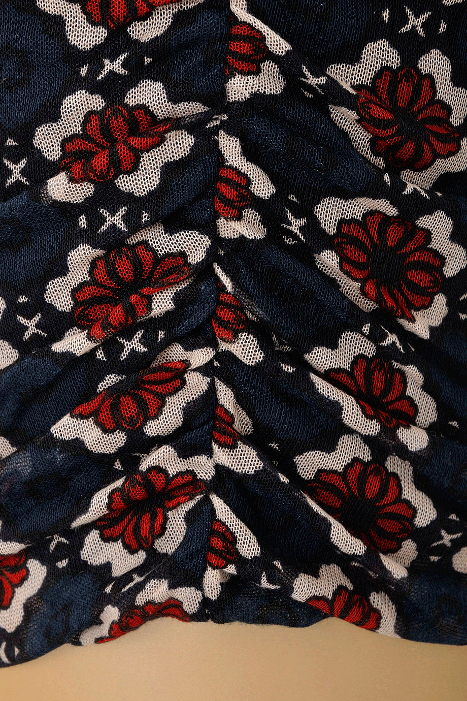 Σκούρο Μπλε Φόρεμα με Σχέδια | Φορέματα - Carlos Miele