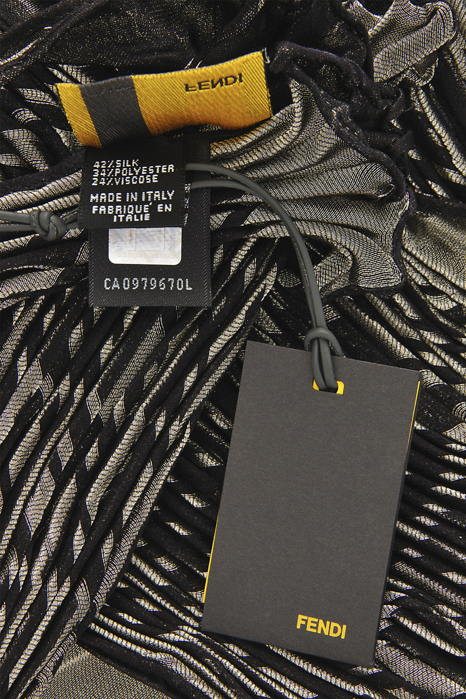 Bufanda de seda de punto LAME