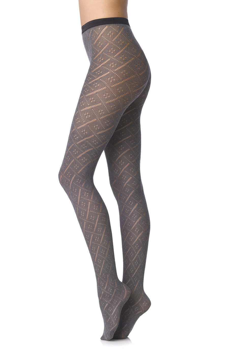 FOGAL 592 SOFTNESS Γκρι Πλεκτό Καλσόν