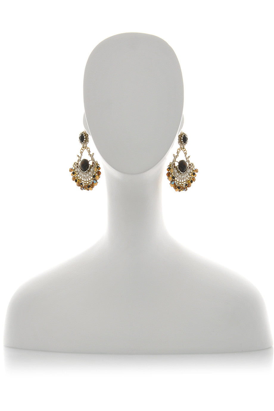 Μπρονζέ Κλιπ Σκουλαρίκια - Gio Bernades | Κοσμήματα