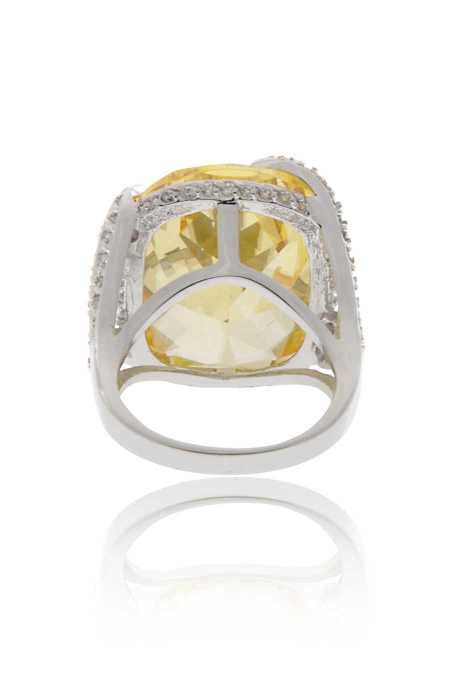 Κίτρινο Δαχτυλίδι με Κρύσταλλο - Kenneth Jay Lane | Κοσμήματα