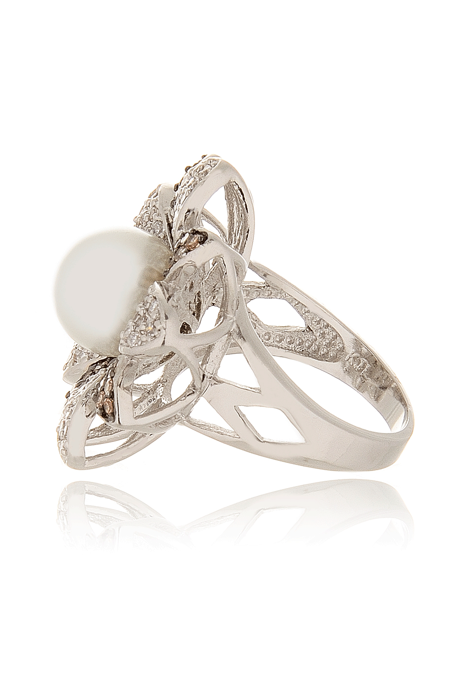 Ασημένιο Δαχτυλίδι με Πέρλα - Kenneth Jay Lane | Κοσμήματα