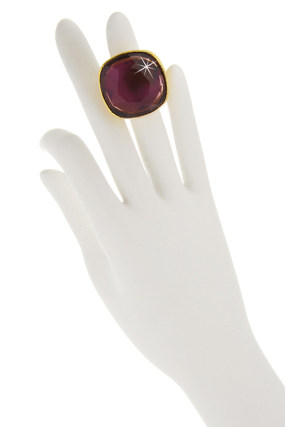 Χρυσό Δαχτυλίδι με Κρύσταλλο - Kenneth Jay Lane | Κοσμήματα