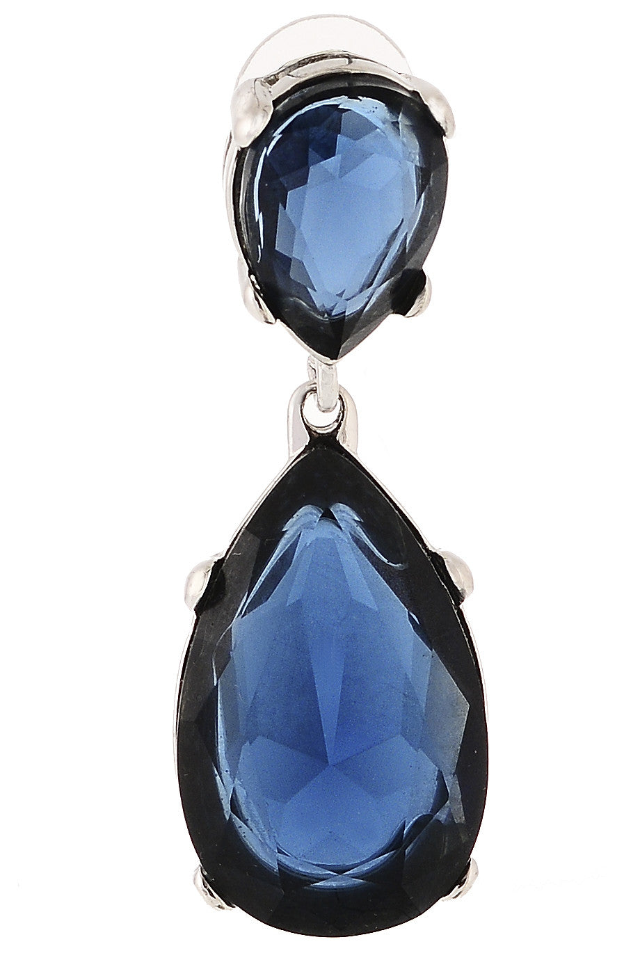 Σκουλαρίκια με Μπλε Κρύσταλλα - Kenneth Jay Lane | Κοσμήματα