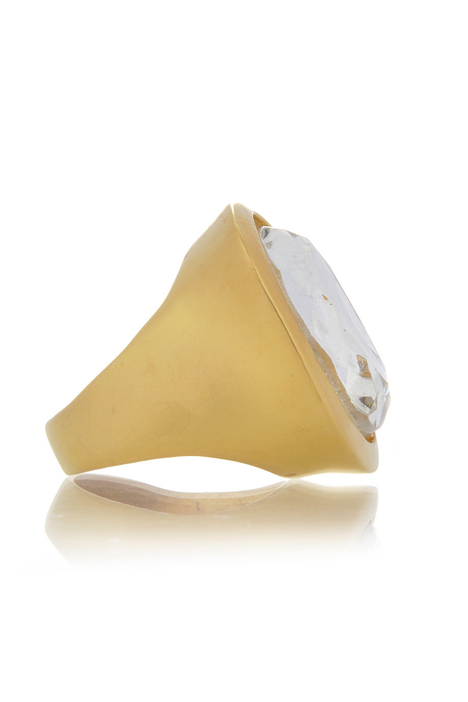 Χρυσό Δαχτυλίδι με Κρύσταλλο - Kenneth Jay Lane | Κοσμήματα