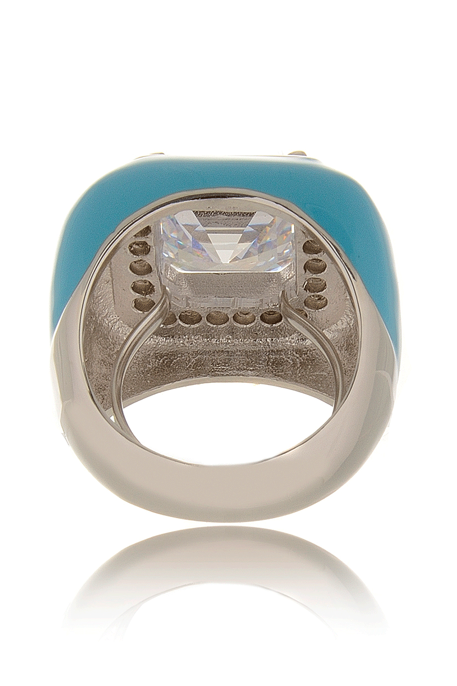 Τιρκουάζ Τετράγωνο Δαχτυλίδι - Kenneth Jay Lane | Κοσμήματα