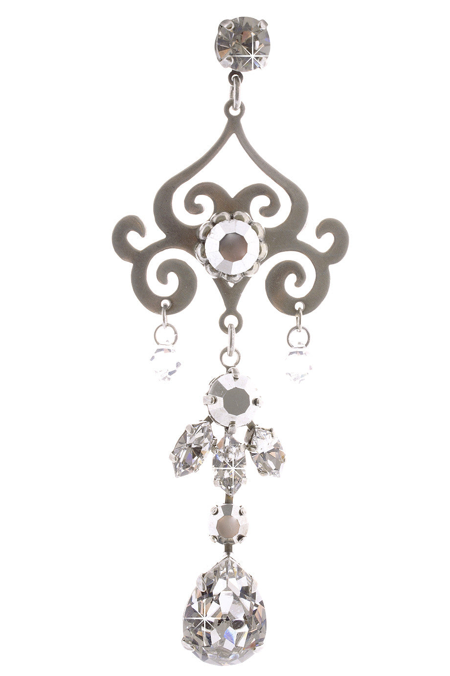 Ασημένια Μακριά Σκουλαρίκια - Lk Designs | Κοσμήματα