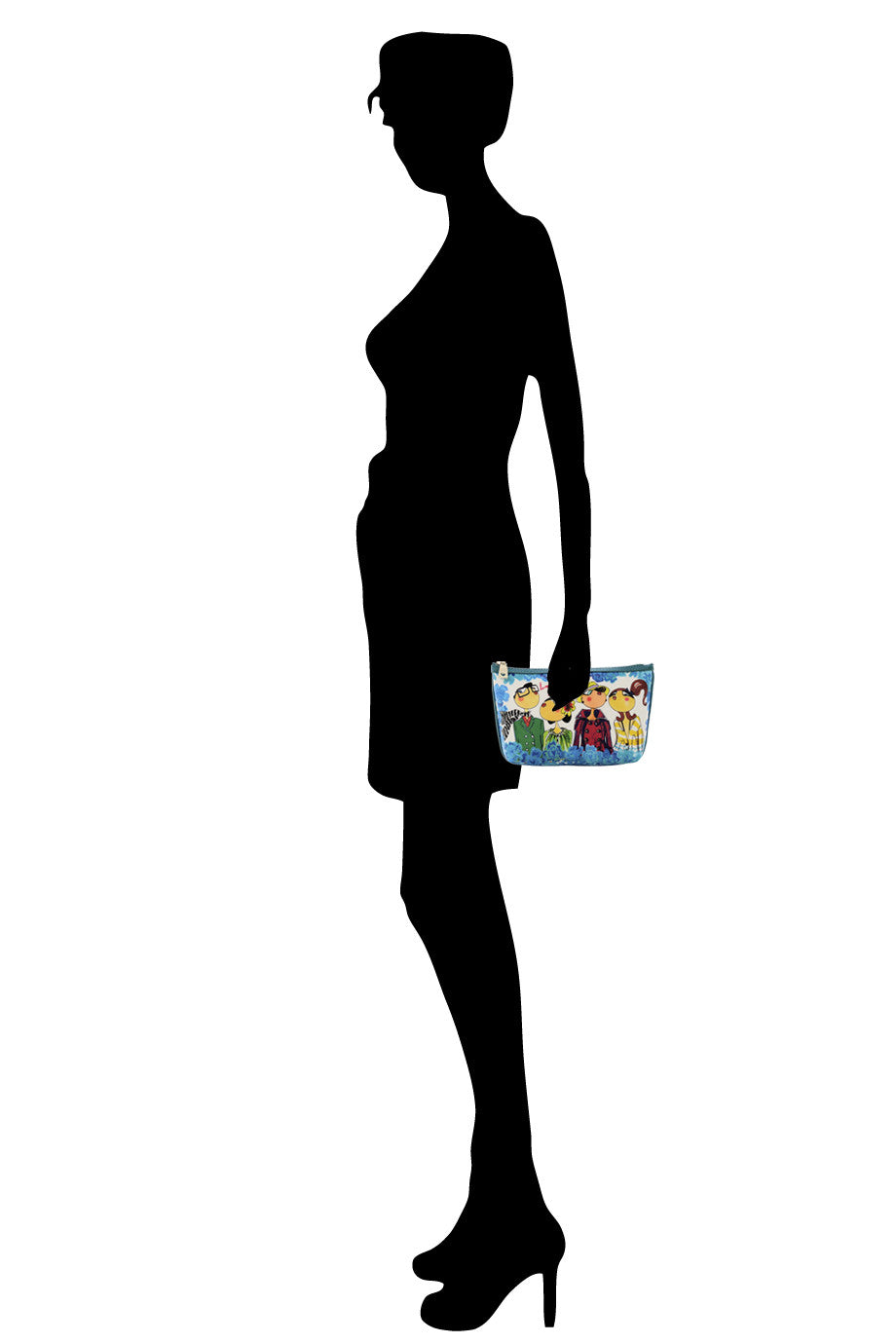 AMICI DI STILE Blue Handbags Set