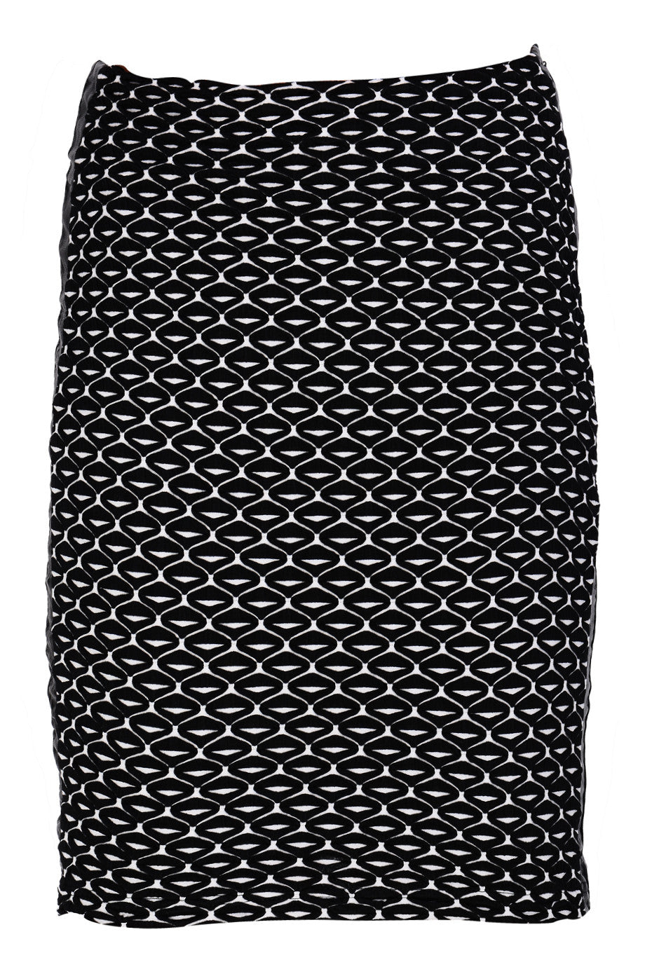 Ασπρόμαυρη Ελαστική Φούστα | Φούστες