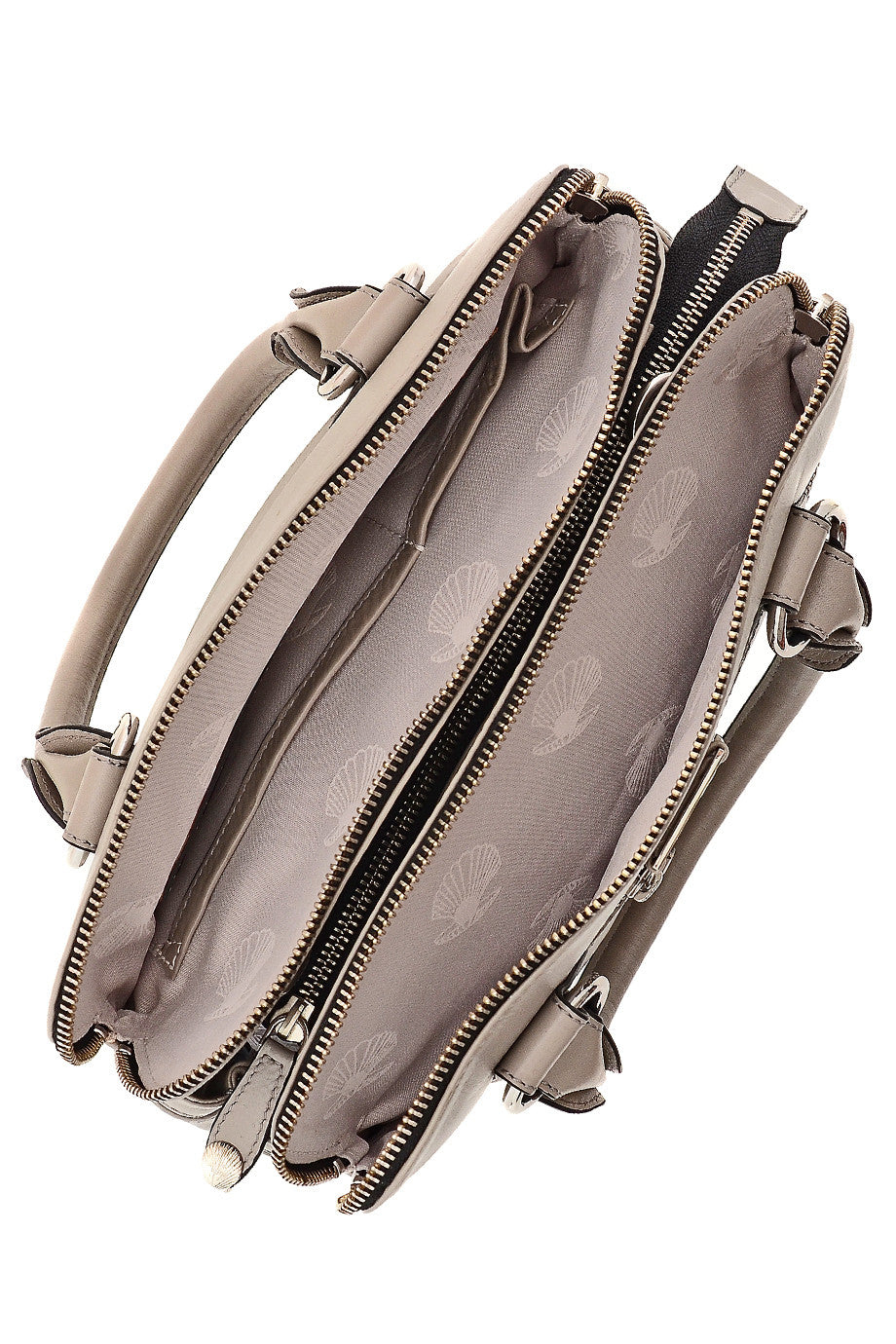 Bolso bandolera de cuero gris PIPPA