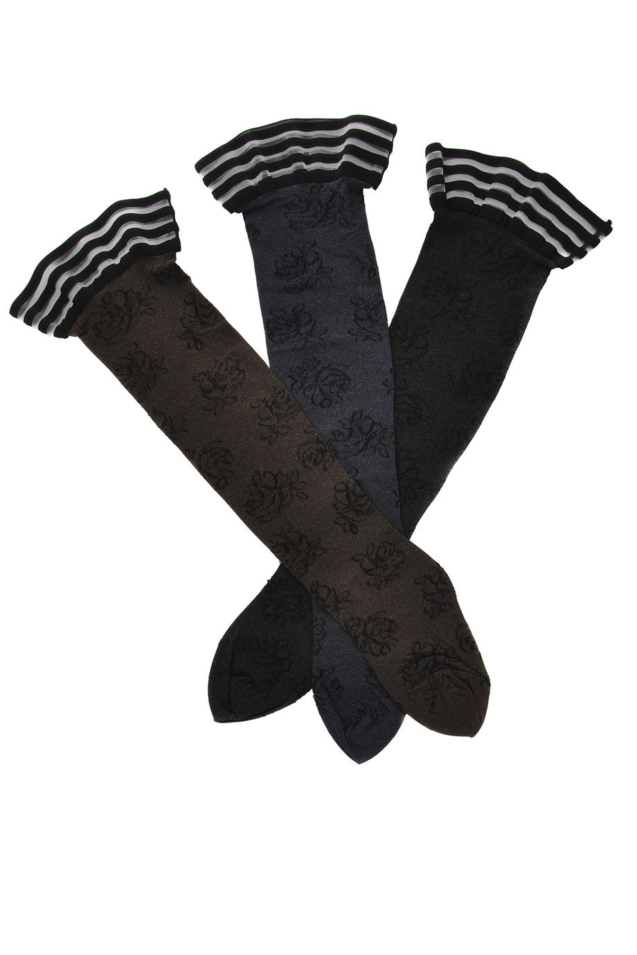 TRASPARENZE SURIAK Σκούρες Καφέ Καλτσοδέτες