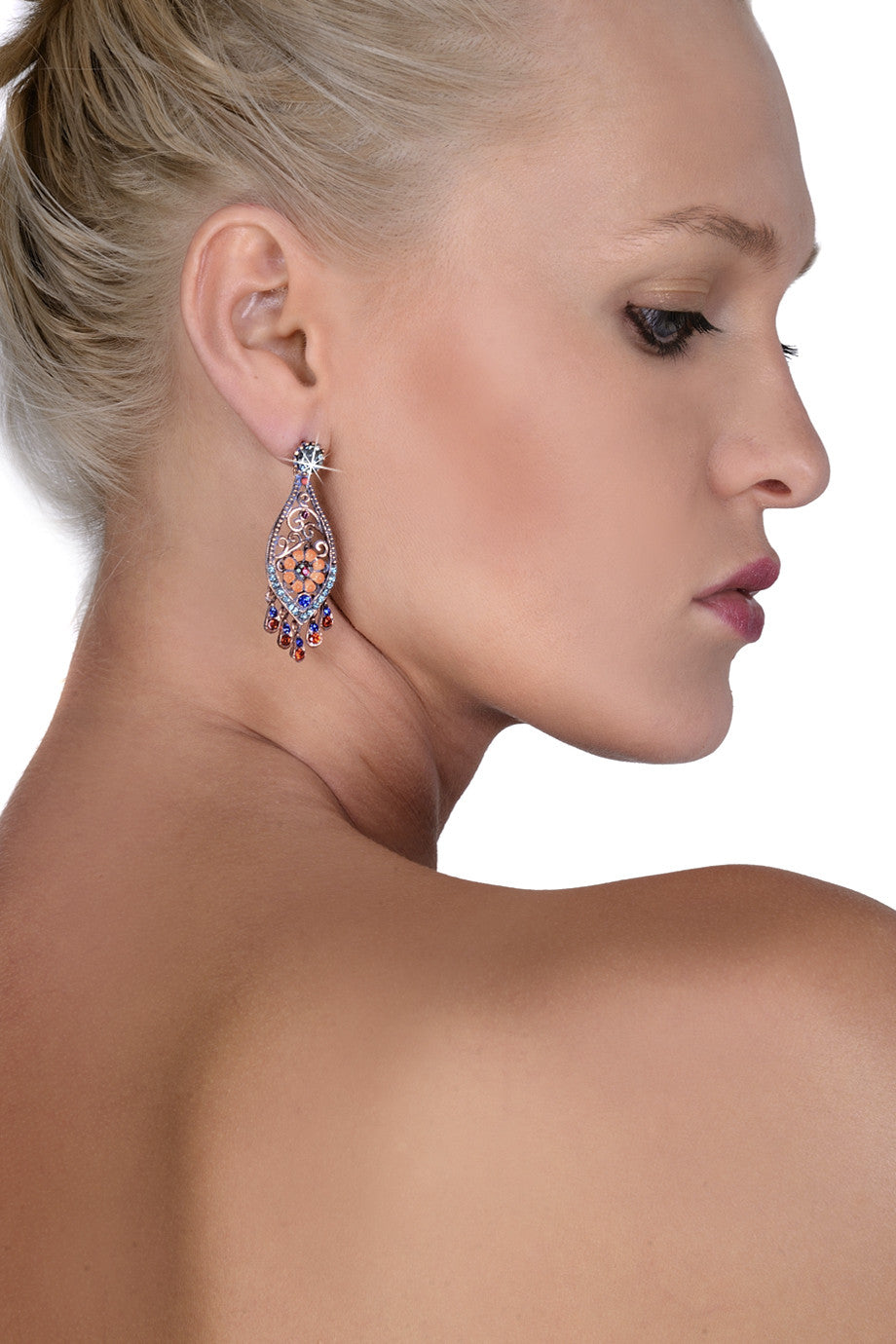 Ming Πολύχρωμα Σκουλαρίκια με Κρύσταλλα - Vincent Filac | Κοσμήματα - Σκουλαρίκια