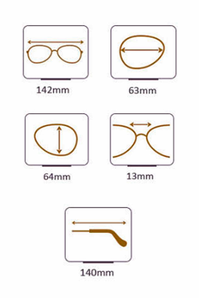 Gafas de sol de moda extragrandes en beige Devina
