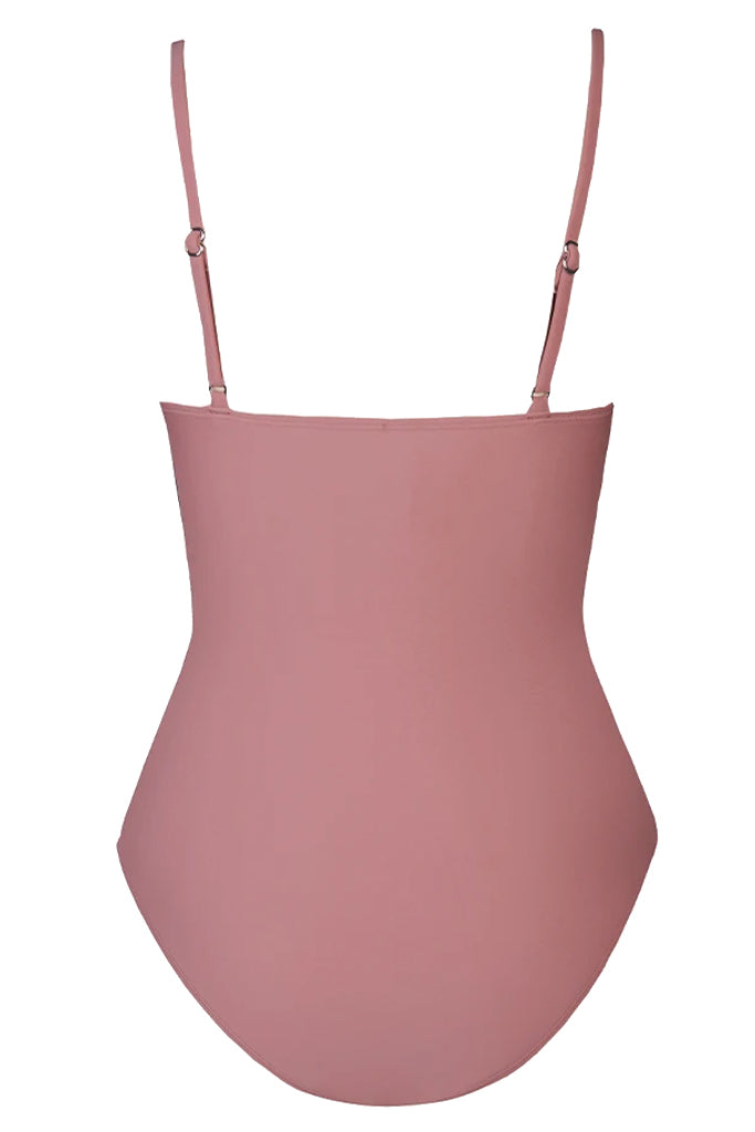 Soleil Pink One Piece Swimsuit