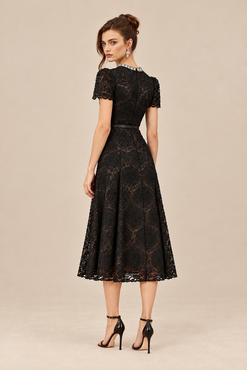 Eternelle Midi Lace Dress