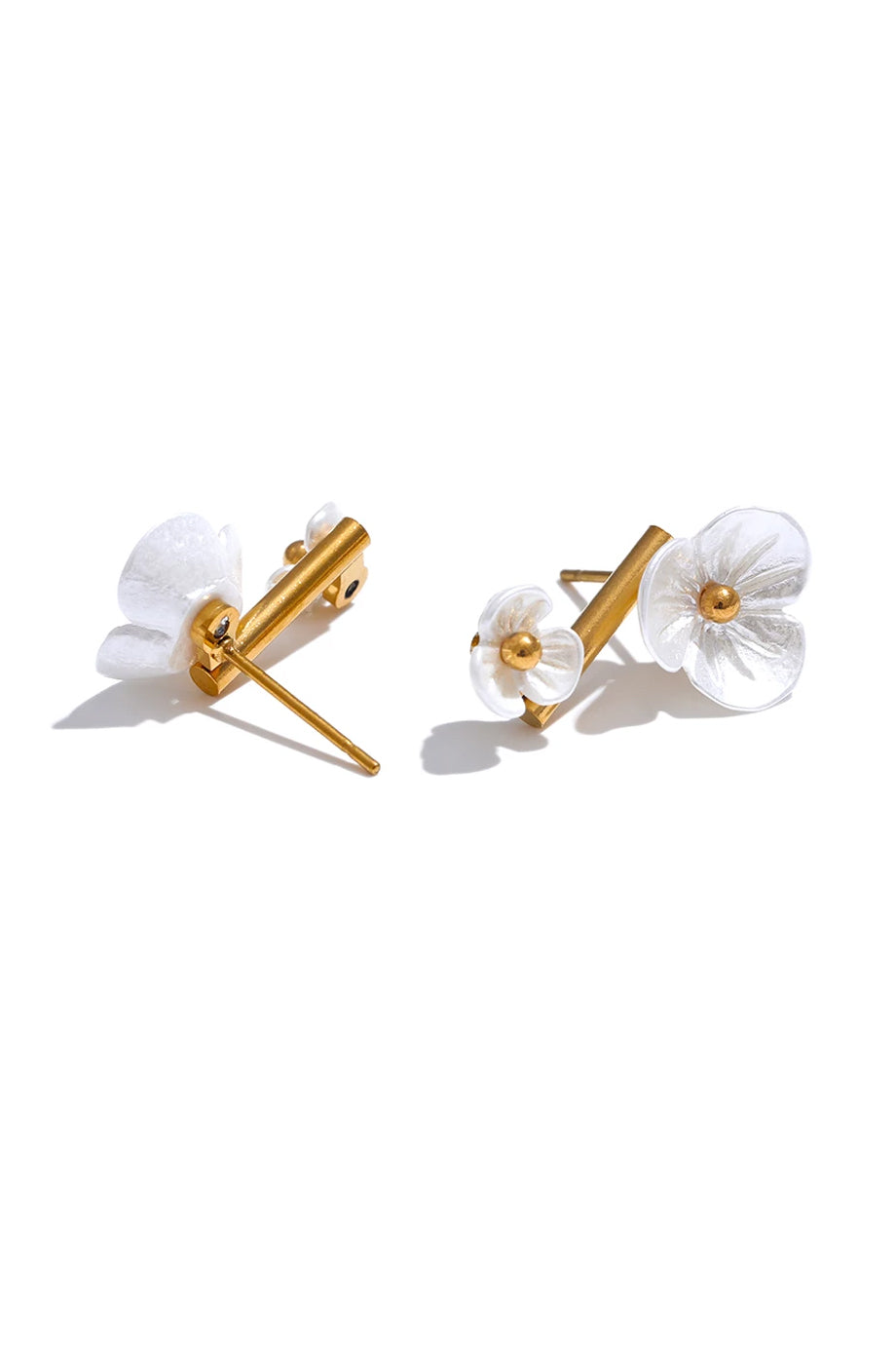 Twin Fairies Flower Earrings