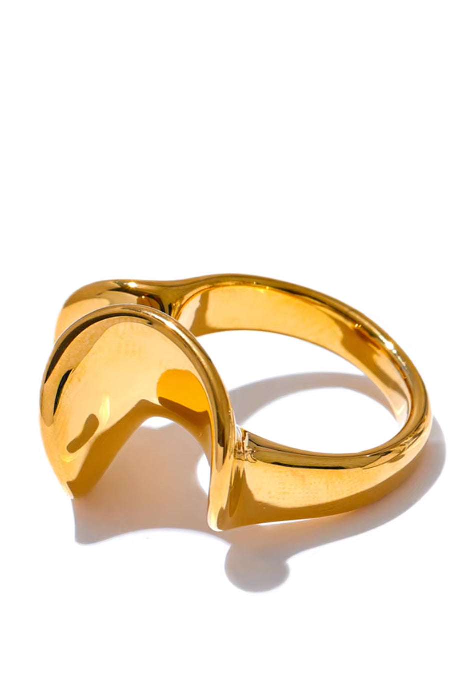 Arcelle Χρυσό Δαχτυλίδι | Κοσμήματα - Δαχτυλίδια - Jewelry Rings |  Arcelle Golden Sculptural Ring