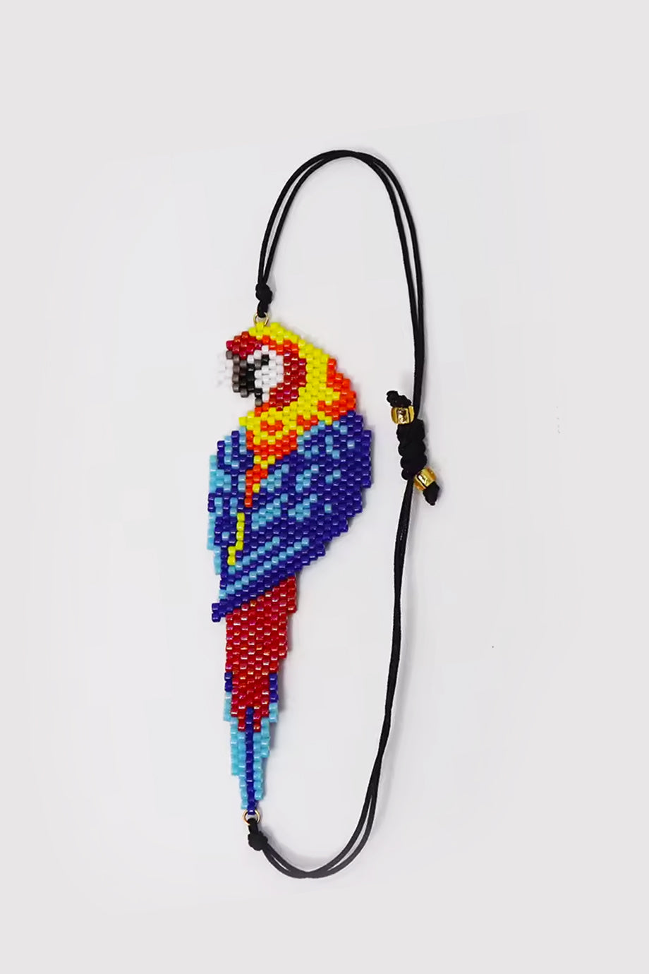 The Songbird Collection - Parrot Χειροποίητο Βραχιόλι | Βραχιόλια - Woven Beaded Bracelets | The Songbird Collection - Parrot Handmade Woven Bracelet 