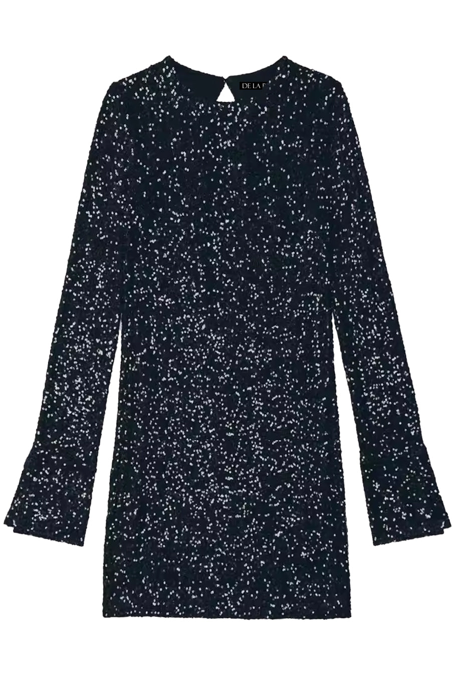 Arlise Sequined Open Back Dress