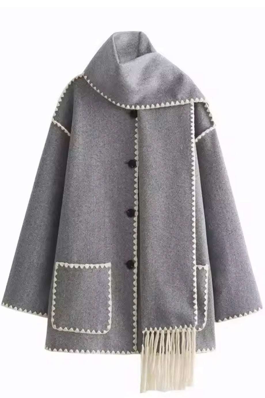 Clairmont Πανωφόρι με Κασκόλ | Πανωφόρια Cardigans | Clairmont Cardigan with Scarf