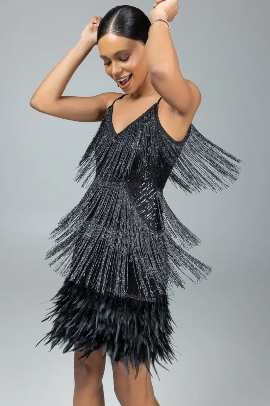 Hailey Mini Dress with tassels