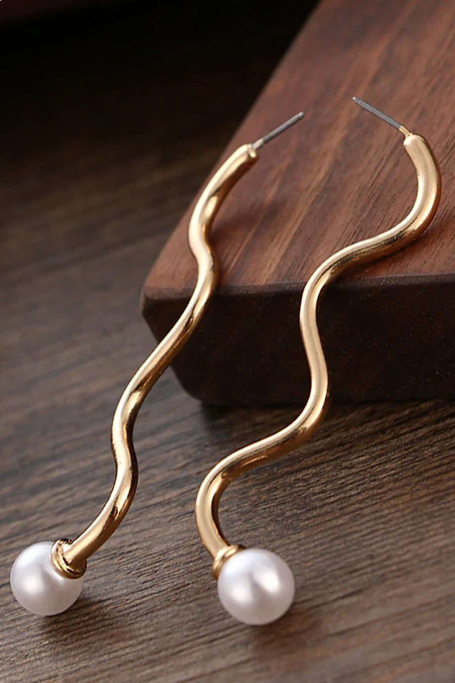 Nimah Χρυσά Σκουλαρίκια με Πέρλα | Κοσμήματα - Σκουλαρίκια