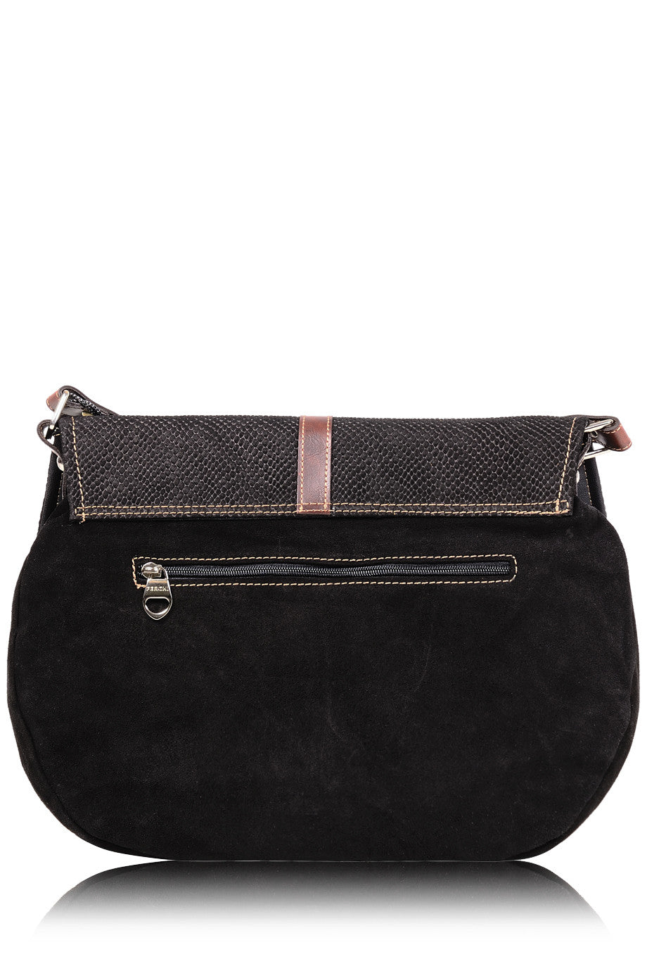 LEIA Black Cashmere Bag