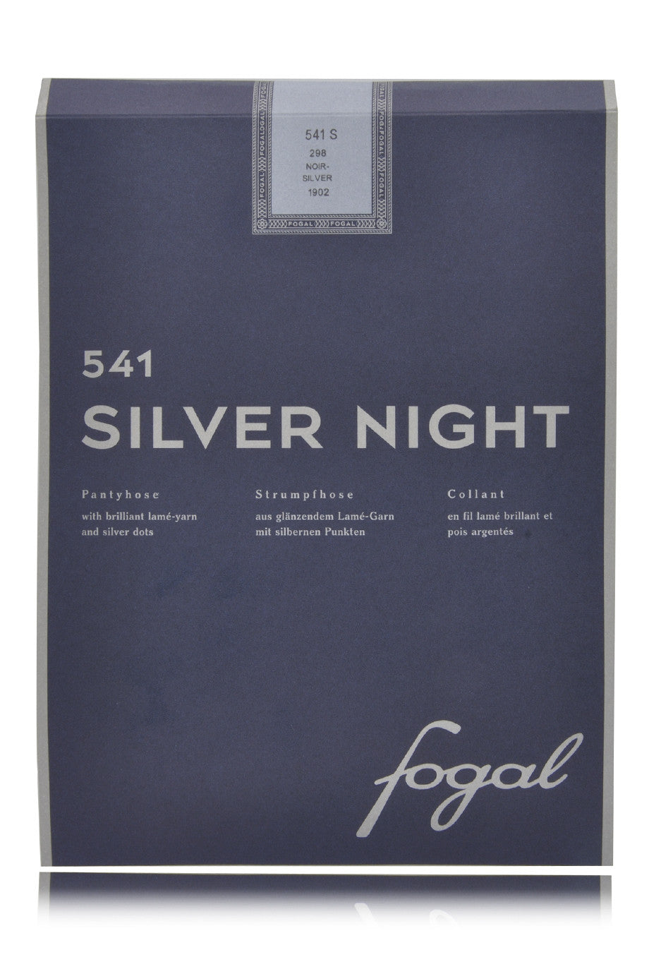 FOGAL 541 SILVER NIGHT Μαύρο Ασημί Καλσόν