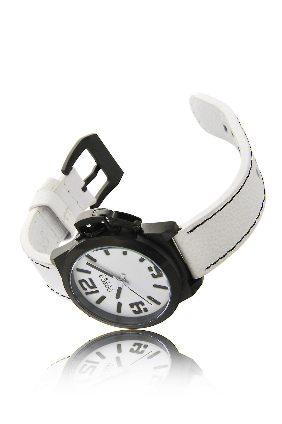 OOZOO OS112 Black White Watch